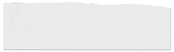 Single blank paper tear