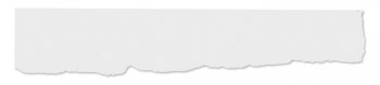 Long horizontal paper tear