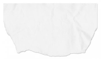 Banner-shaped paper