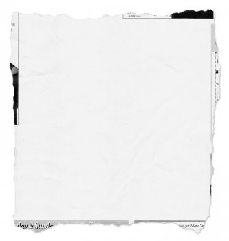 Square newspaper tear
